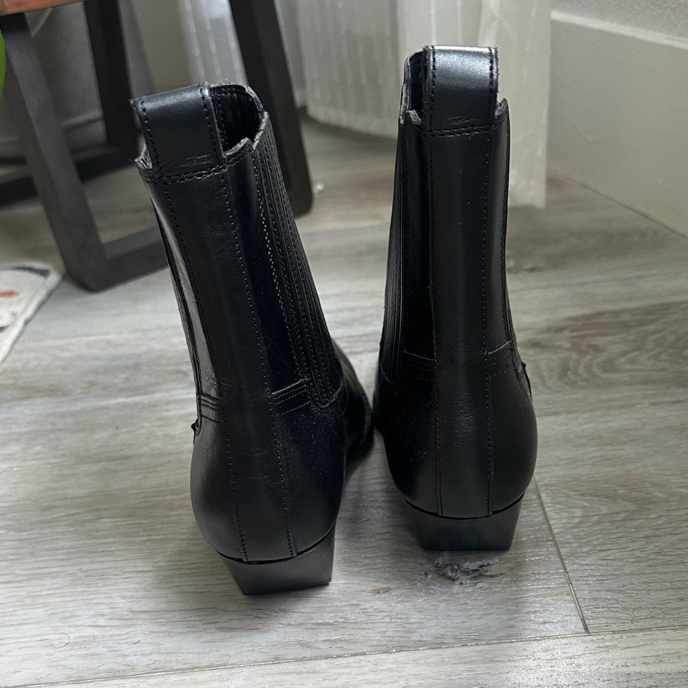 Marc Fisher Black Pryce Ankle Boots - Picture 2 of 8